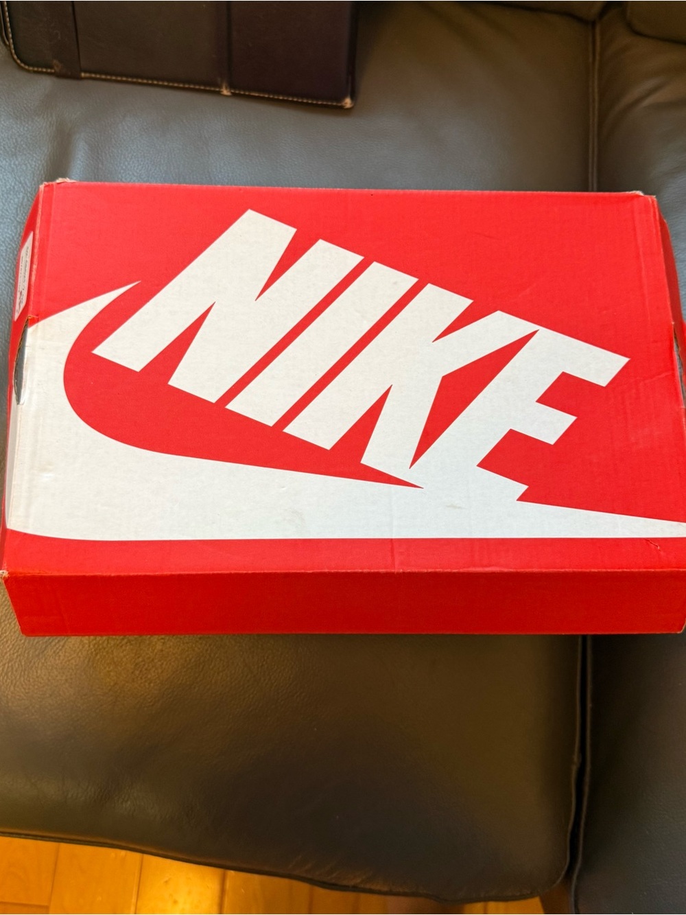 Nike Red & White WMNS Classic Cortez Leather Shoe Box